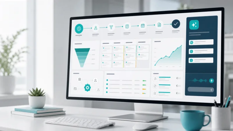 Dashboard de optimización de procesos internos